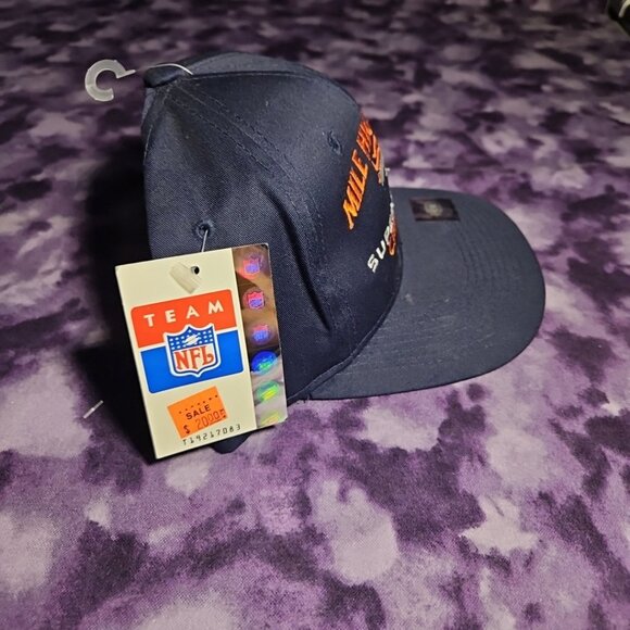 Vintage 1998 Denver Broncos Super Bowl Champions Snapback Hat Mile High Magic - Picture 3 of 5
